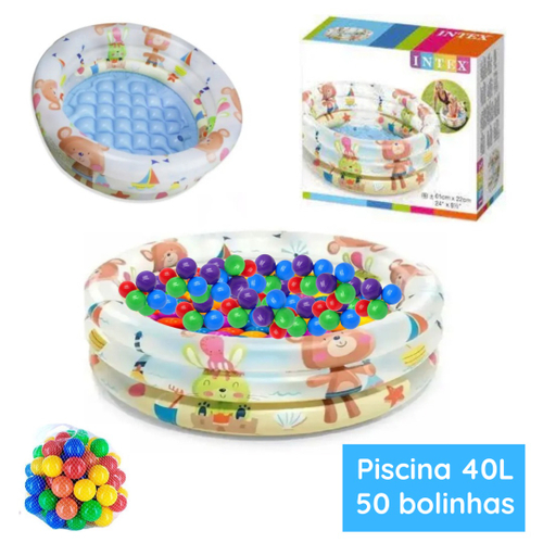 Piscina de Bolinhas Fantástico Circo com 100 Bolas Pica Pau 657