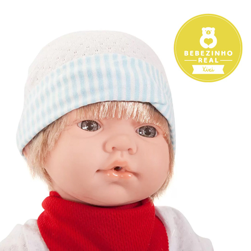 Boneco Bebe Bebezinho Real Menino Reborn Faz Xixi - Roma com o