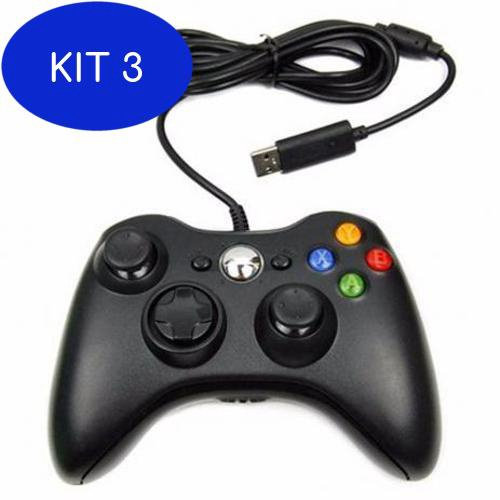 Controle Volante Jogo Carro Xbox360 Ps3 Pc Usb Kp-5815A Knup na