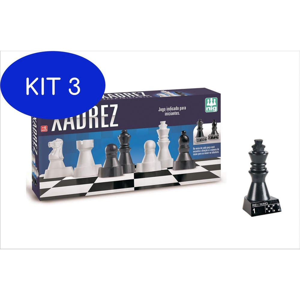 O Meu Primeiro Kit de Xadrez