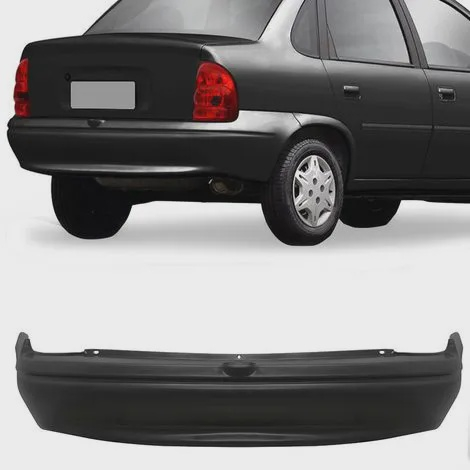 Parachoque Traseiro Chevrolet Corsa Classic 1996 1997 1998 1999 2000 2001  2002 2003 2004 2005 2006 2007 2008 2009 2010 Novo em Promoção na Americanas