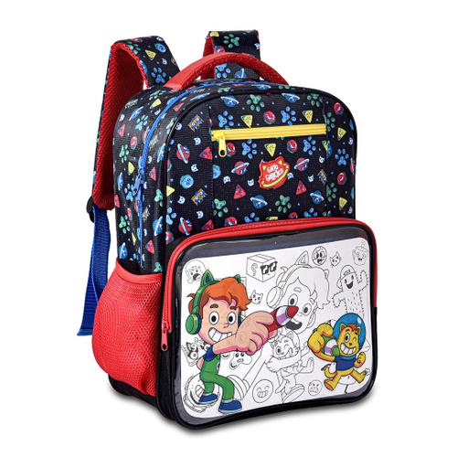 Mochila Infantil Gato Galáctico r Escolar Clio Kids