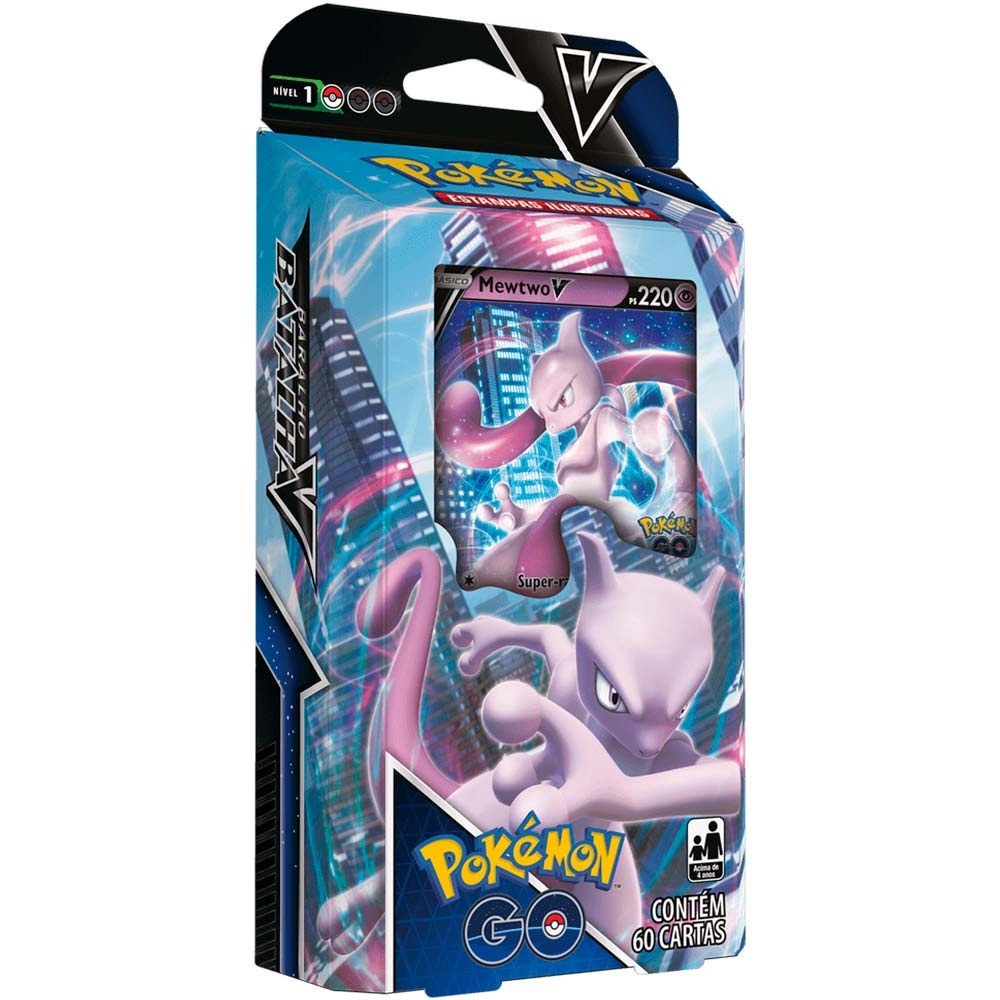 Carta Pokémon - Mewtwo-V 30/78 - Pokémon Go - Copag Escala Miniaturas by  Mão na Roda 4x4