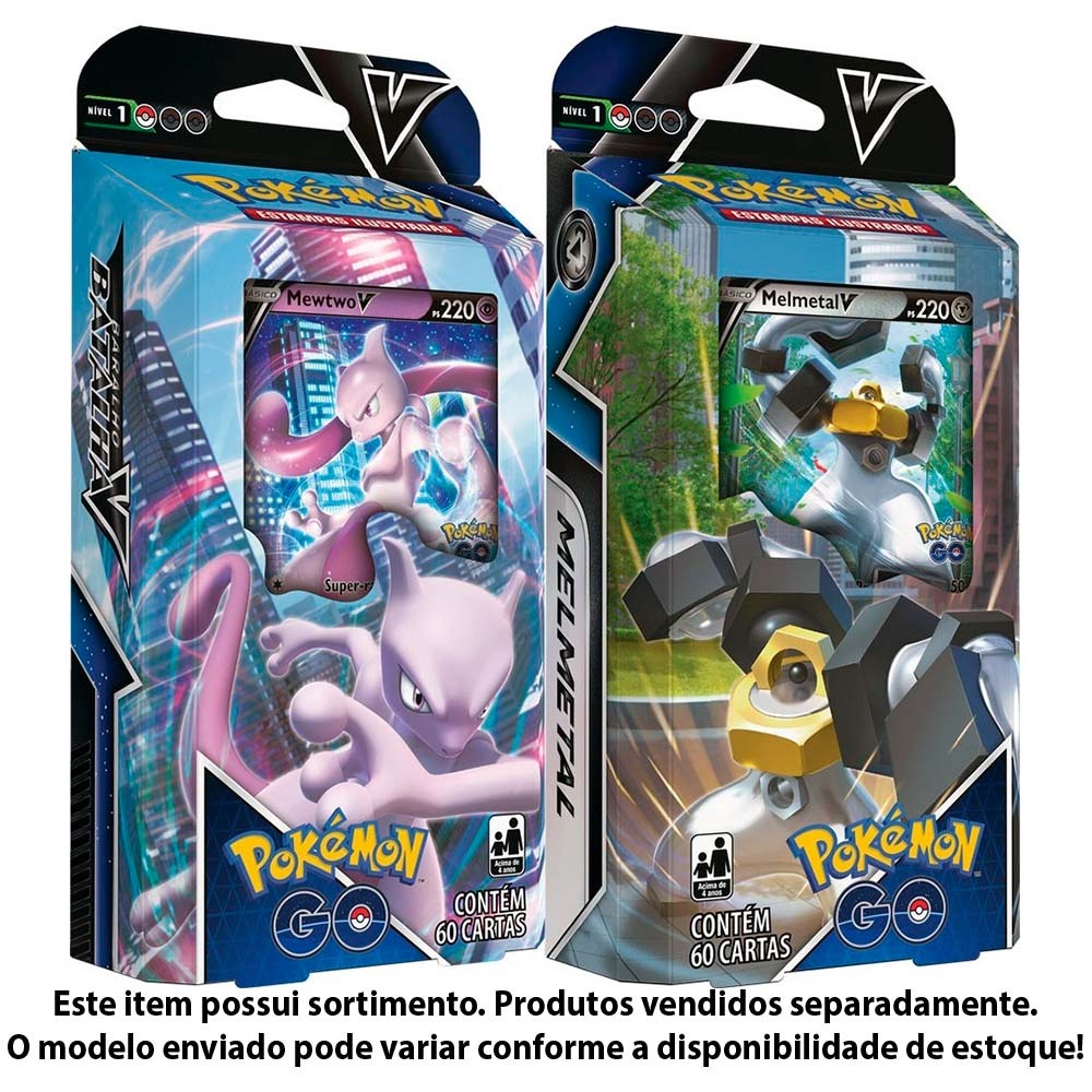 Original - Deck Inicial Pokemon go - Mewtwo copag raro em Promoção