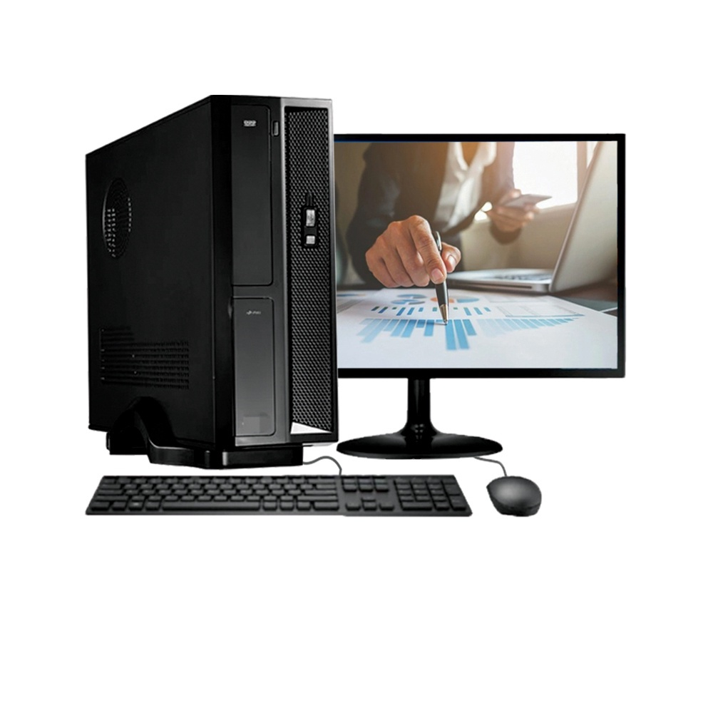 Computador Pc Cpu Slim Intel Core I5 8gb Ssd 480 Gb Windows 10 Monitor