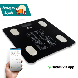 Balança Digital Corporal Bioimpedancia Inteligente Sem Fio Aplicativo Bluetooth Premium é boa?