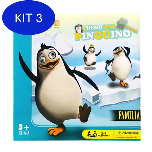 Kit Jogo Pinguim Quebra Gelo + Jogo Croc Croc Crocodilo Dentista