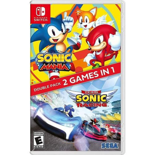 Jogo Sonic Mania + Team Sonic Racing Double Pack - Switch em