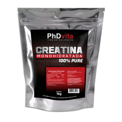 Creatina monohidratada 1 kg 100% powder - PhD vita Menor preço em Creatina monohidratada 1 kg 100% powder - PhD vita