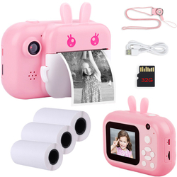 Child Camera Kids 32GB Instant photo Camera For Children Print Camera 1080P HD Digital Camera For Kids Photo Camera Toy Birthday é boa?