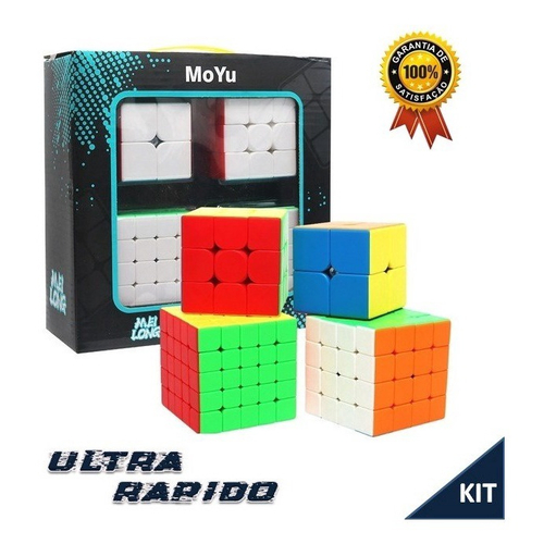 Cubo Mágico 3x3 Carbono Moyo