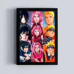 Quadro decorativo Pain Akatsuki Desenho Anime Arte Naruto para sala quarto  em Promoção na Americanas