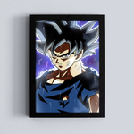 Quadro Decorativo emoldurado Poster Moldura Game Dbz Desenho Goku em  Promoção na Americanas