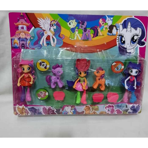 Kit My Little Pony 04 Bonecos – Shopping Tudão