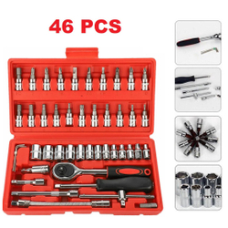 Kit Chaves Jogo Catraca Reversível Soquetes 46 Peças Maleta é boa?