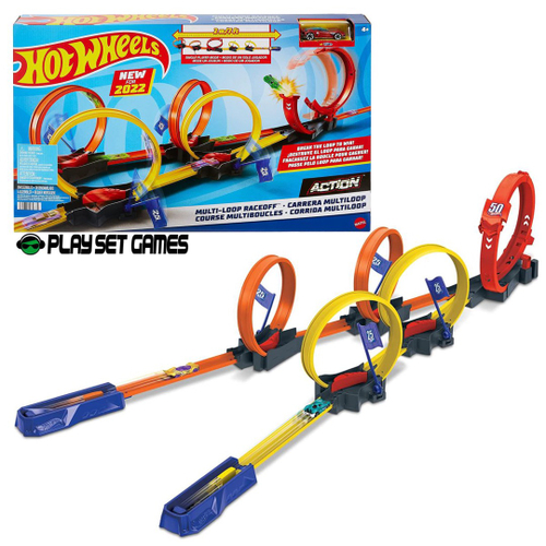 Pista Hot Wheels Corrida Multi Looping - Bumerang Brinquedos