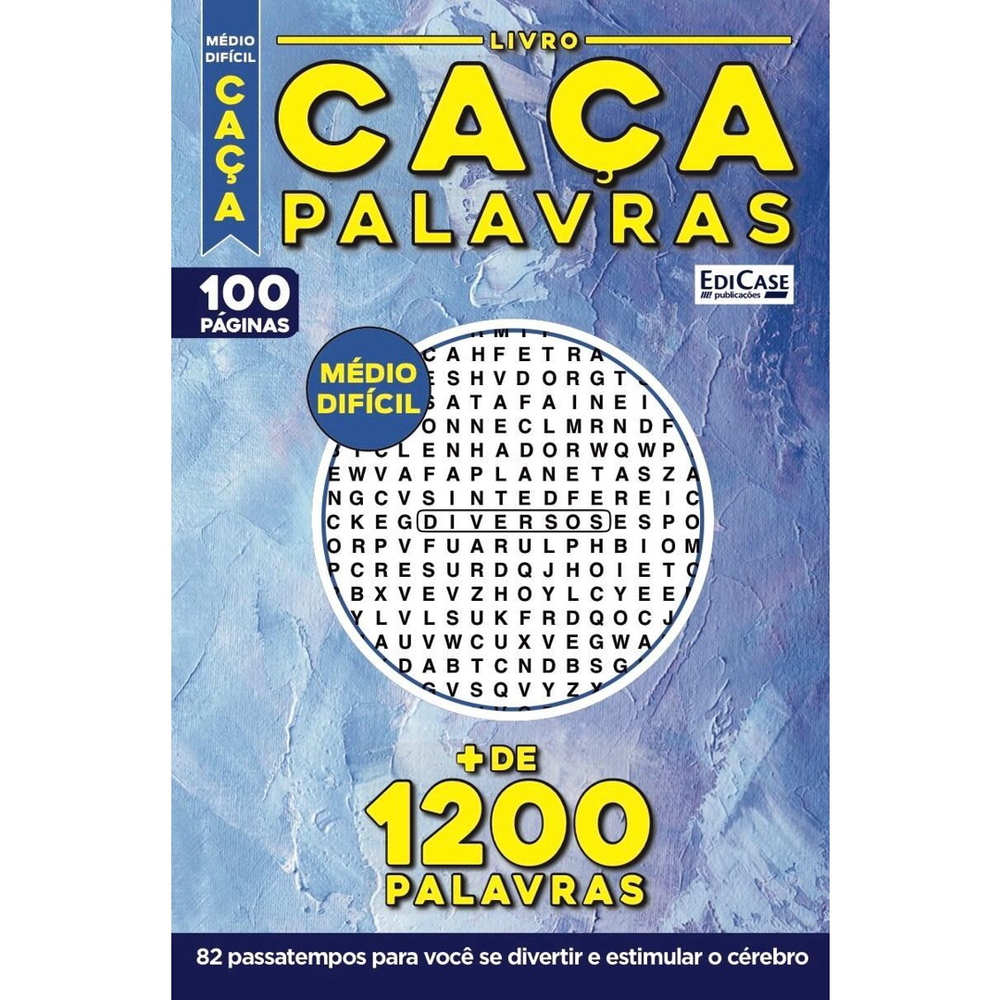 Livro Caça-palavras Ed.29 - Médio/Difícil - Diversos