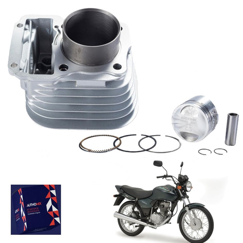 Kit motor metal leve honda cbx 200 strada 1997 no Shoptime