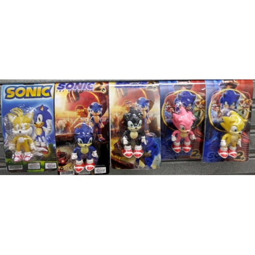 Bonecos Sonic Com 6 Personagens Diferentes