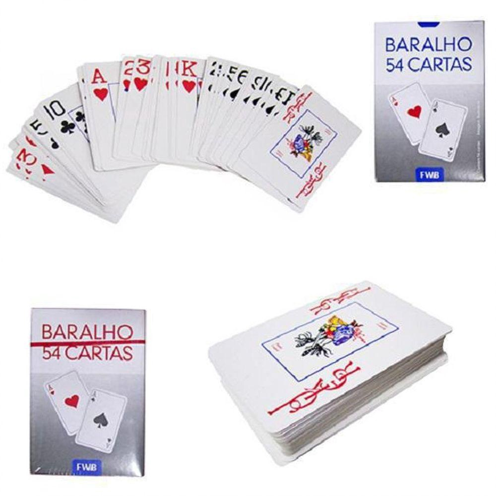 Jogo Baralho 54 Cartas Papel NS250091 - Papelaria Criativa