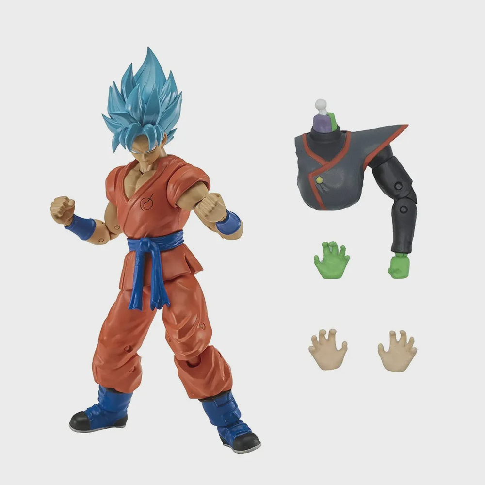 Boneco Articulado Dragon Ball Super Sayadin Blue Goku Fun em Promoção na  Americanas