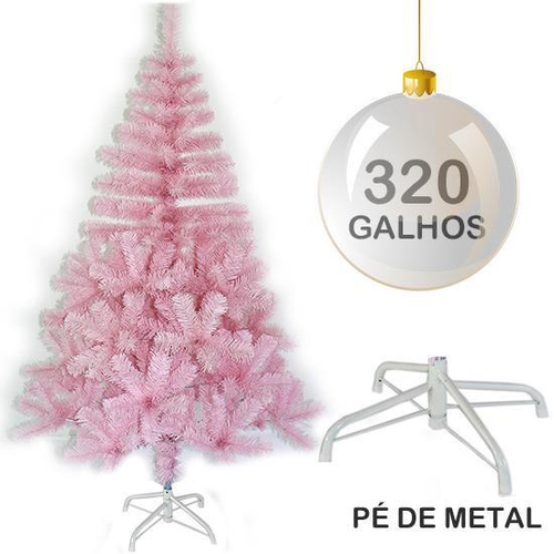 Árvore De Natal Rosa Barbie 1,50 320 Linha Premium Promoção