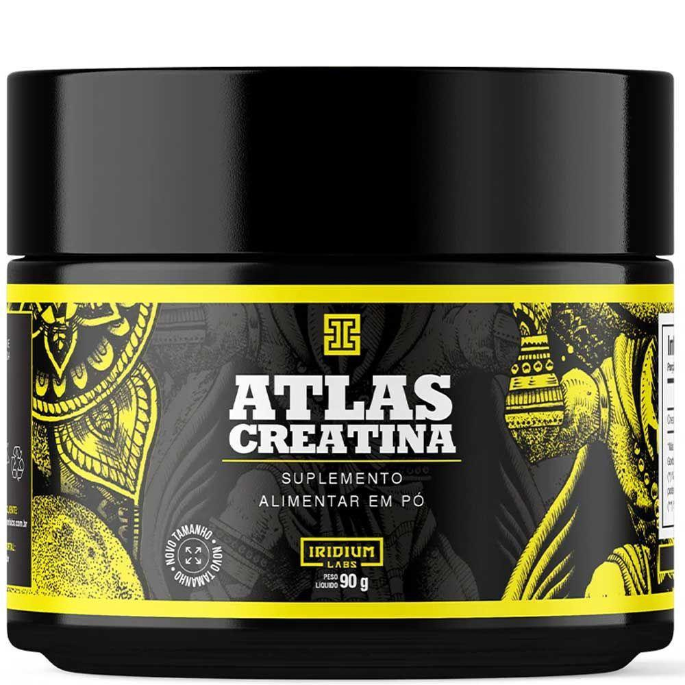 Atlas Creatina Monohidratada 3000mg Em Pó 90g Iridium Labs No Shoptime