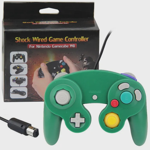 Controle Para Game Cube Nintendo Wii/U Switch Computador Verde em