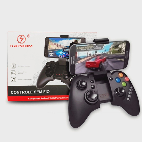 Controle Game Manete Joystick Jogar Celular Windows Pc Gamepad Bluetooth  Android PG-9078 Free fire no Shoptime