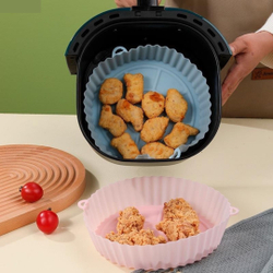 Cesto Forma Para Fritadeira Air Fryer, Forno e Microondas Em Silicone Flexível Universal Lavável Menor preço em Cesto Forma Para Fritadeira Air Fryer, Forno e Microondas Em Silicone Flexível Universal Lavável