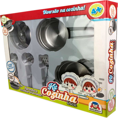 Panelinha comidinha de brinquedo jogo completo SAMBA TOYS no Shoptime