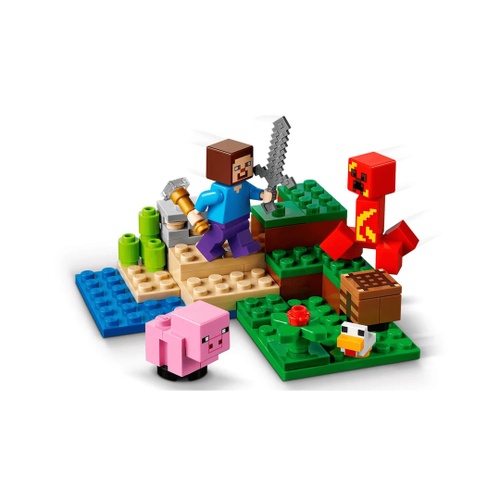 Brinquedo Boneco Minecraft My World Compatível Lego- Creeper em Promoção na  Americanas