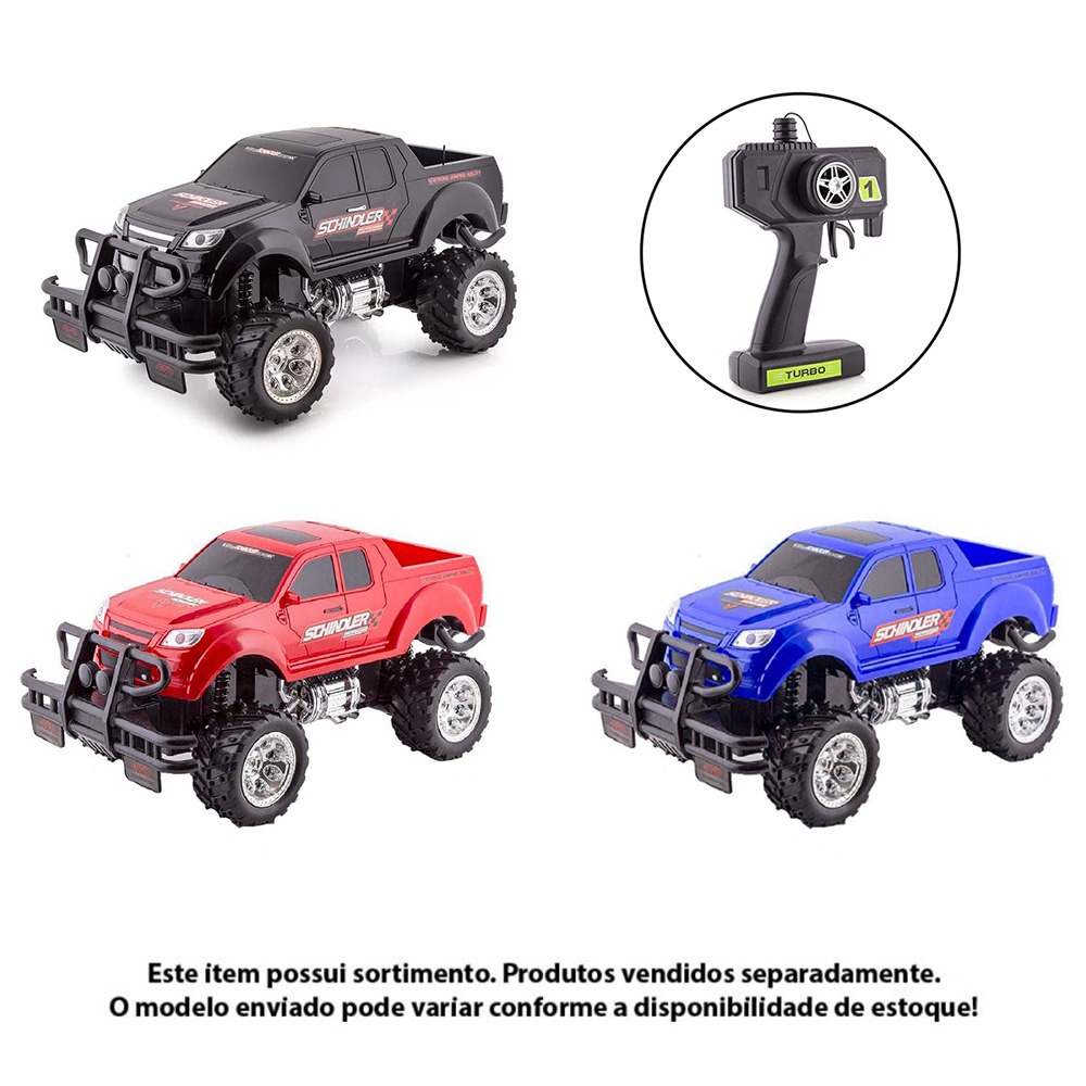 Carrinho Monster Truck Controle Remoto C/ Bateria Recarregável em Promoção  na Americanas