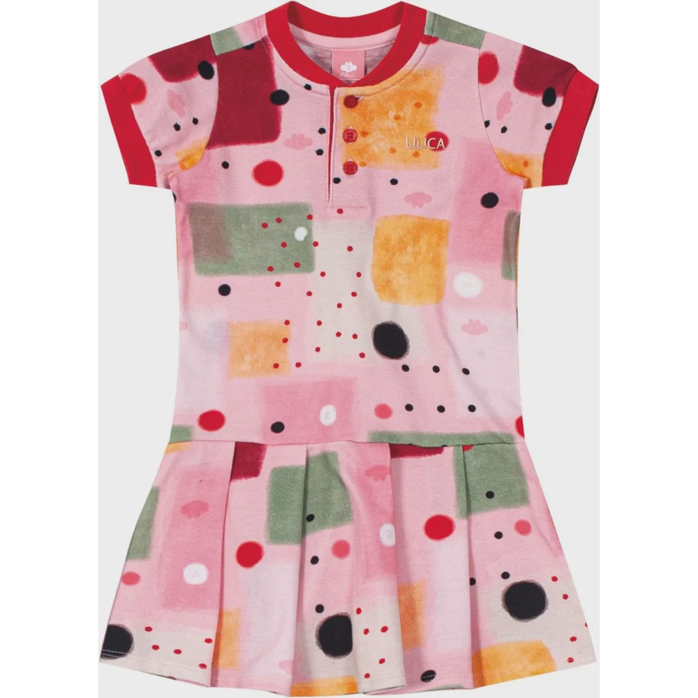 Vestido lilica ripilica baby polo colorido em Promo o na Americanas