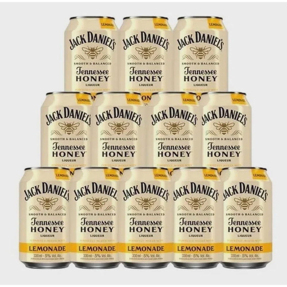 Kit 12 Latas Whisky Jack Daniels Honey & Limão 330ml em Promoção Ofertas na Americanas