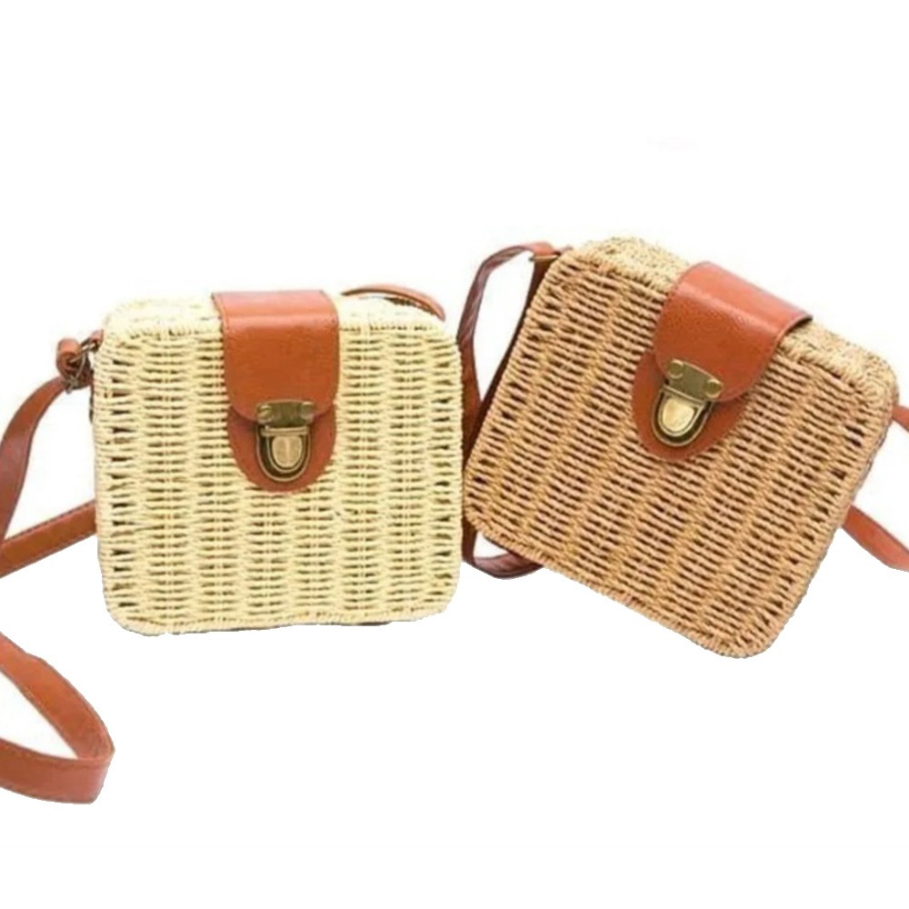 rattan bolsa square