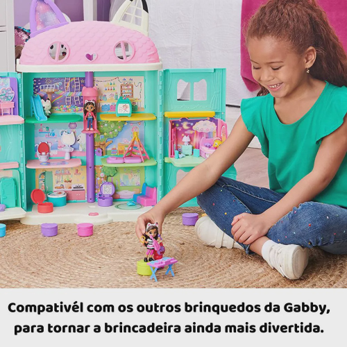 Mini Boneca e Acessórios – Casa de Bonecas da Gabby – Kitty Karaokê – Sunny  - RioMar Recife Online