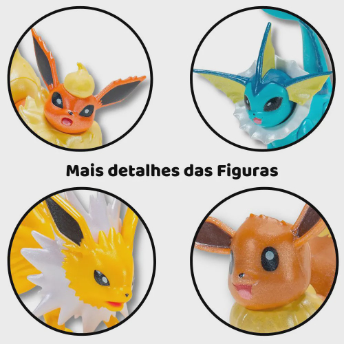 Pelucias Do Pokemon Eevee e Vaporeon Evolução 20cm Sunny - Sunny Brinquedos  - Bonecos - Magazine Luiza