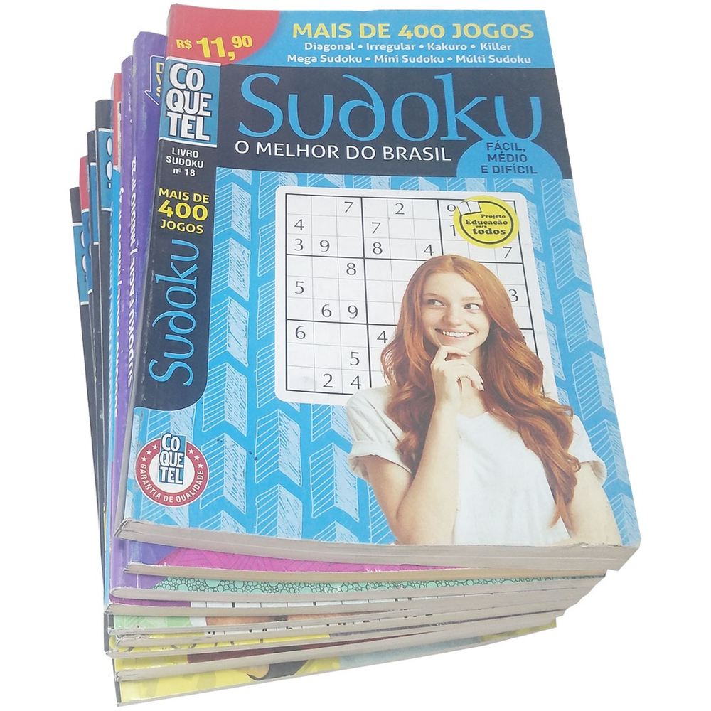 Livro de Passatempos Ediouro Sudoku Nível Fácil e Médio em Promoção na  Americanas