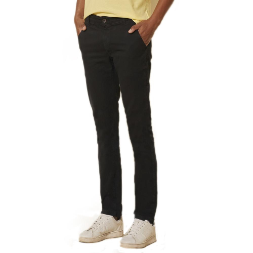 Calça chino best sale preta masculina