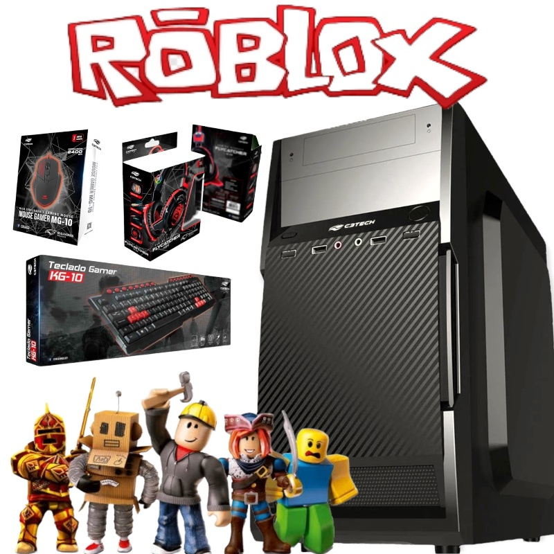 Pc Cpu Gamer 4ª geração para Roblox ssd + kit gamer completo em Promoção na  Americanas