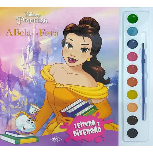 Livro Disney Aquarela - Princesas - Editora DCL - Kits e Gifts