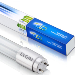 Menor preço em Lâmpada Tubular Led T8 10w Elgin 60cm Branco Frio 6500K