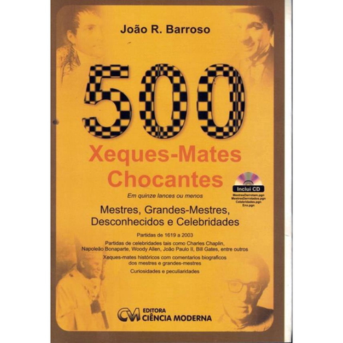 Livro de Xadrez 202 Xeques-Mates Surpreendentes Em português