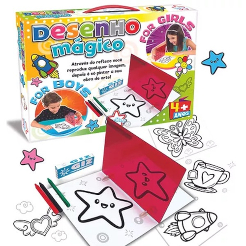 Kit Jogo para Menina Desenho Mágico e Mesa Tritec Infantil em Promoção na  Americanas