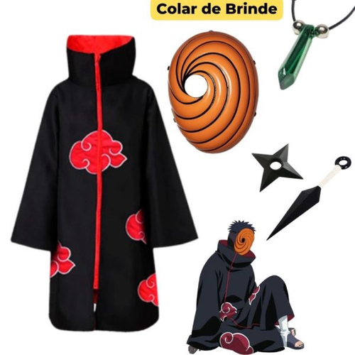 Kit Naruto Colar Símbolo Da Aldeia Da Folha, Colar Akatsuki e Colar Naruto  Tsunade em Promoção na Americanas