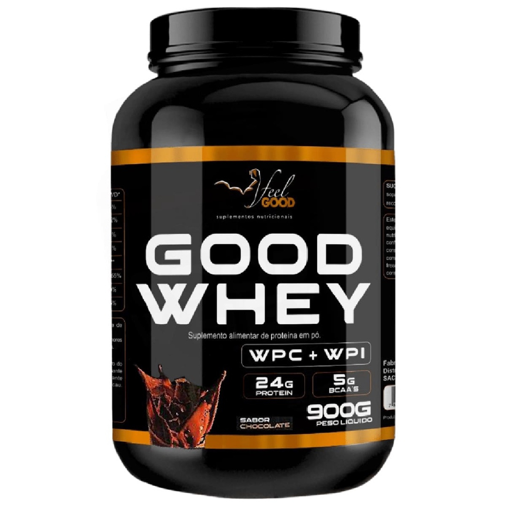 Whey Protein Good Wpc Wpi 900g Feel Good Submarino