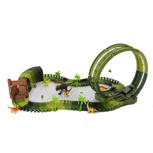 Pista Looping 360° Dinossauro Ataque T-Rex Braskit 0403