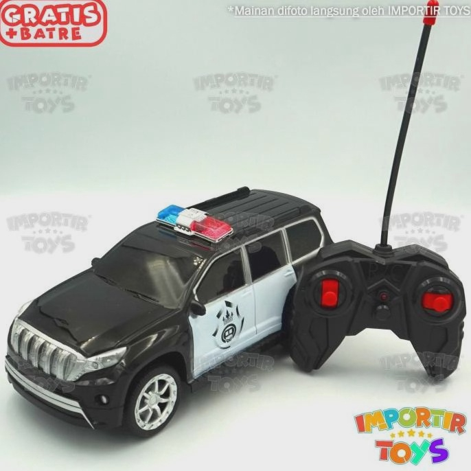 Brinquedo Carrinho de Policia c/ Controle Remoto Branco - Shop Macrozao