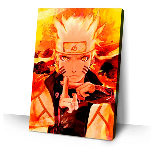 Quadro Naruto Kakashi Sensei Sharingan 06mmmdf em Promoção na